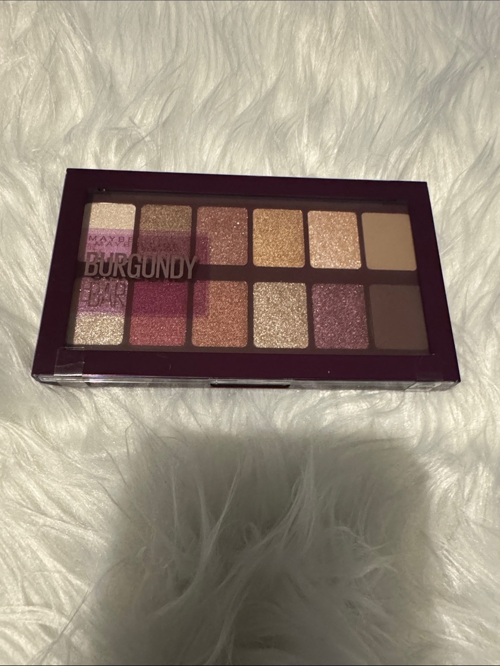 Maybelline Burgundy Bar Eyeshadow Palette - Burgundy, Rose, Gold, Brown